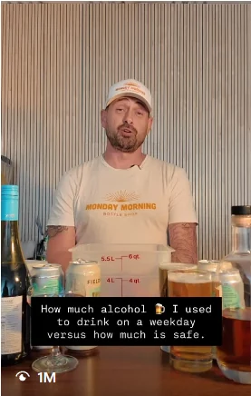 The Monday Morning reel on Instagram showing one million views